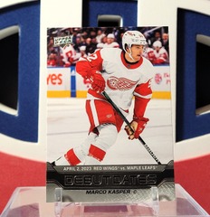 Marco Kasper 2023-24 - Debut Dates Upper Deck Serie 1